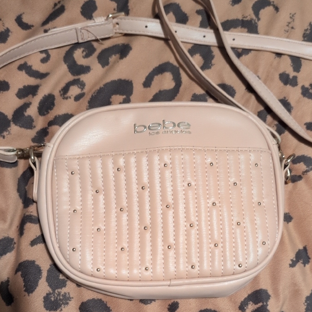Bebe Blush Quilted Crossbody Bag